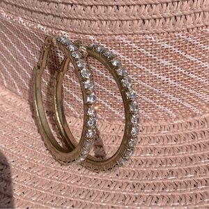 Gold Hoop Earrings‎
